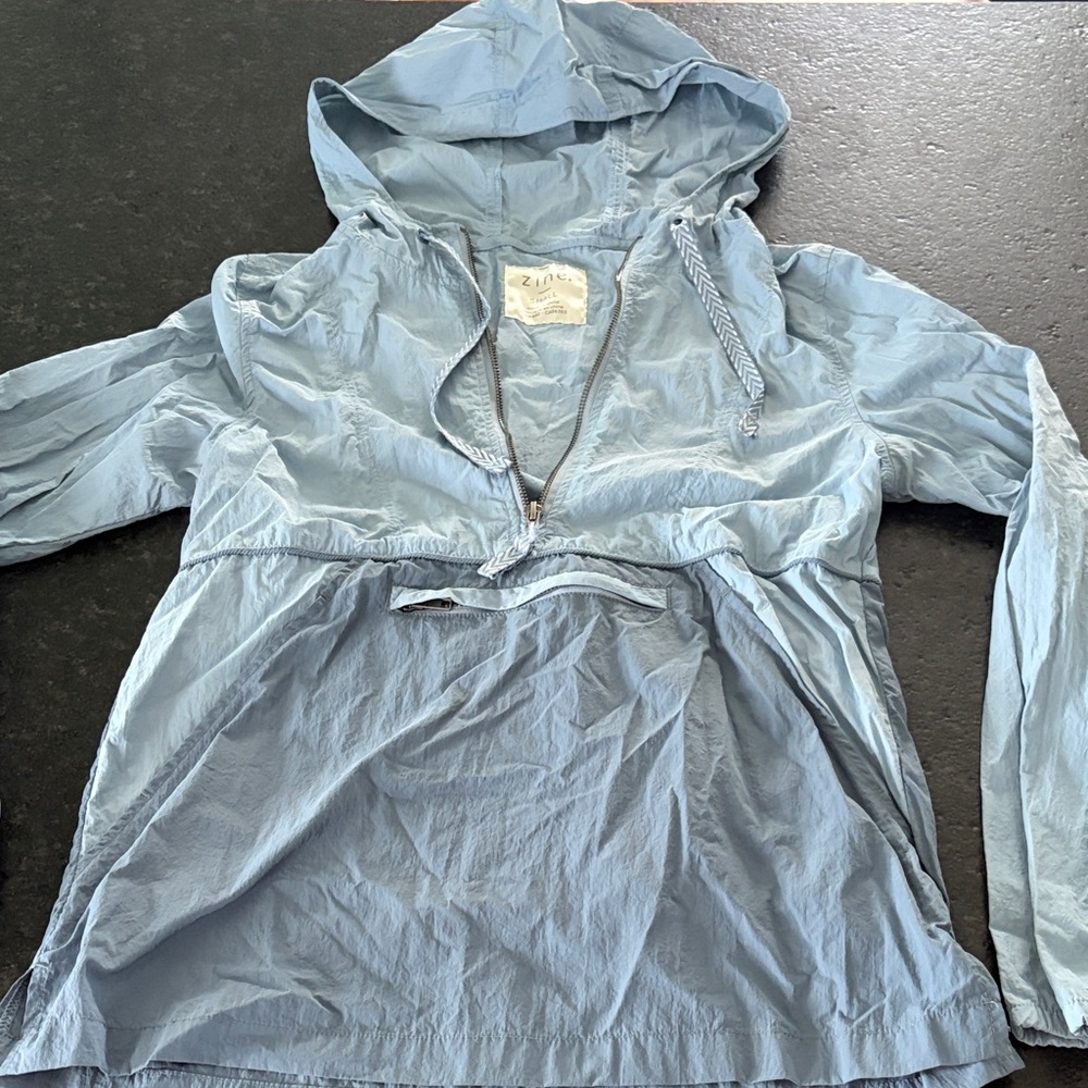 Zine Clothing Sky Blue Windbreaker